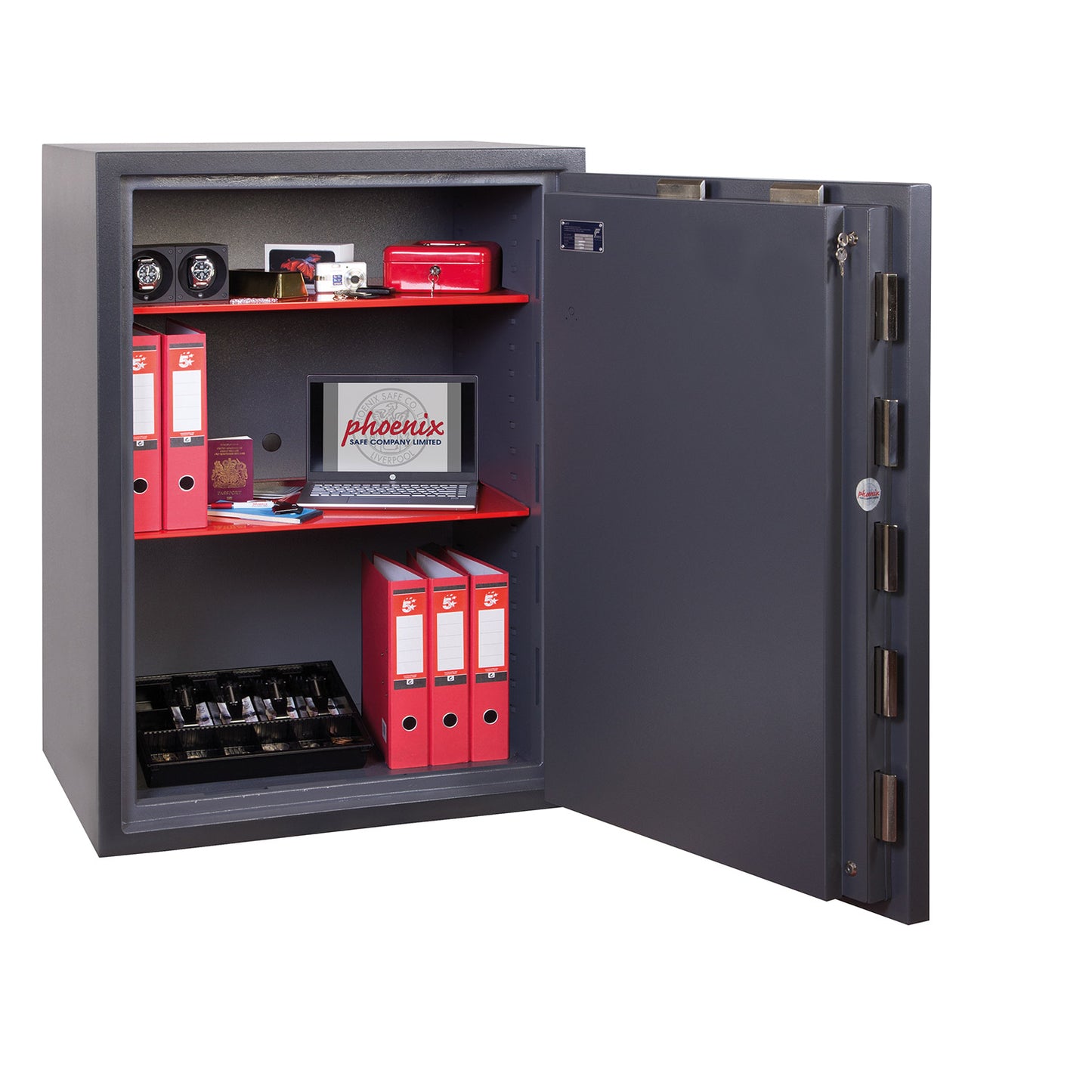 Phoenix Planet HS6076E Size 6 High Security Euro Grade 4 Safe with Electronic & Key Lock - my-beautiful-safes