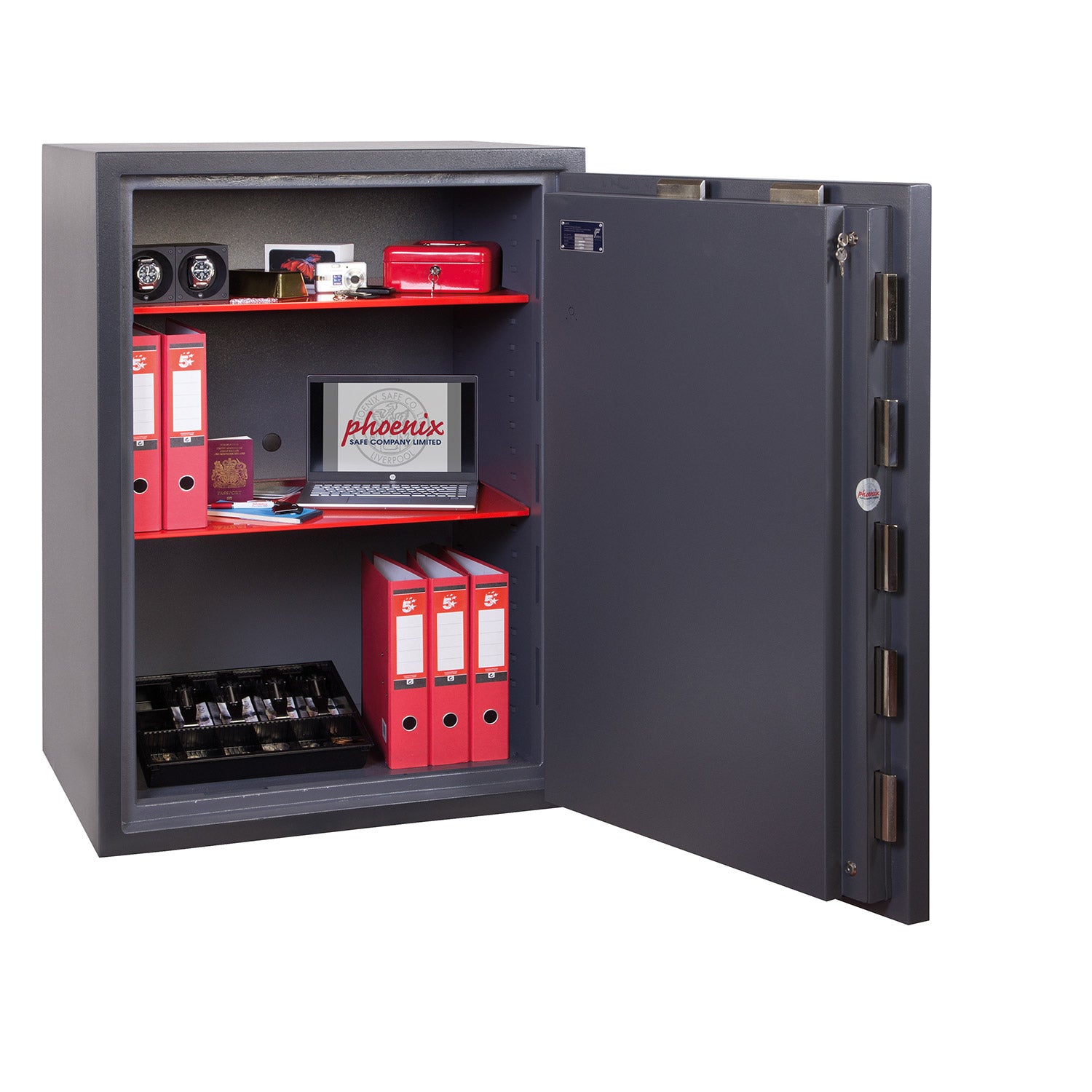 Phoenix Planet HS6076K Size 6 High Security Euro Grade 4 Safe with 2 Key Locks - my-beautiful-safes