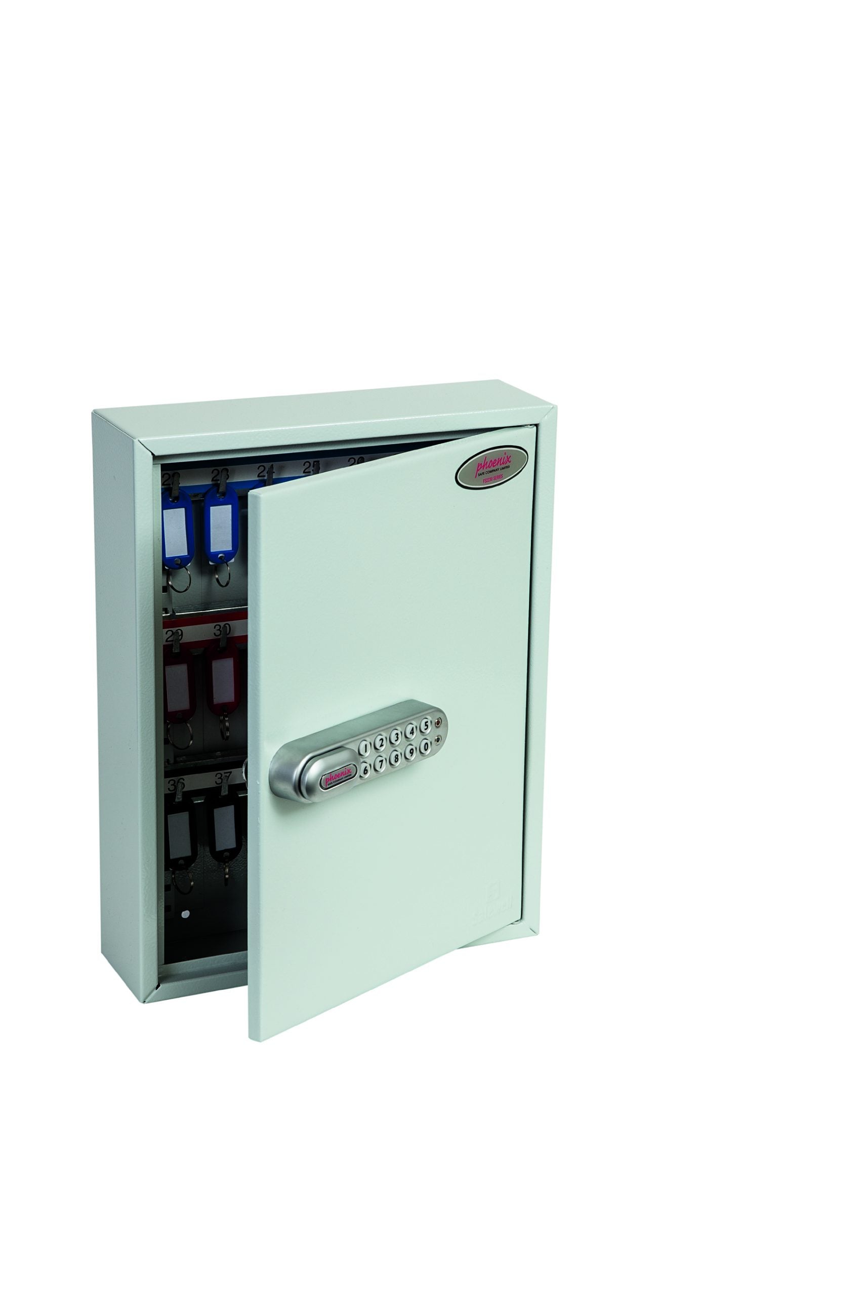 Phoenix Commercial Key Cabinet KC0601E 42 Hook with Electronic Lock. - my-beautiful-safes