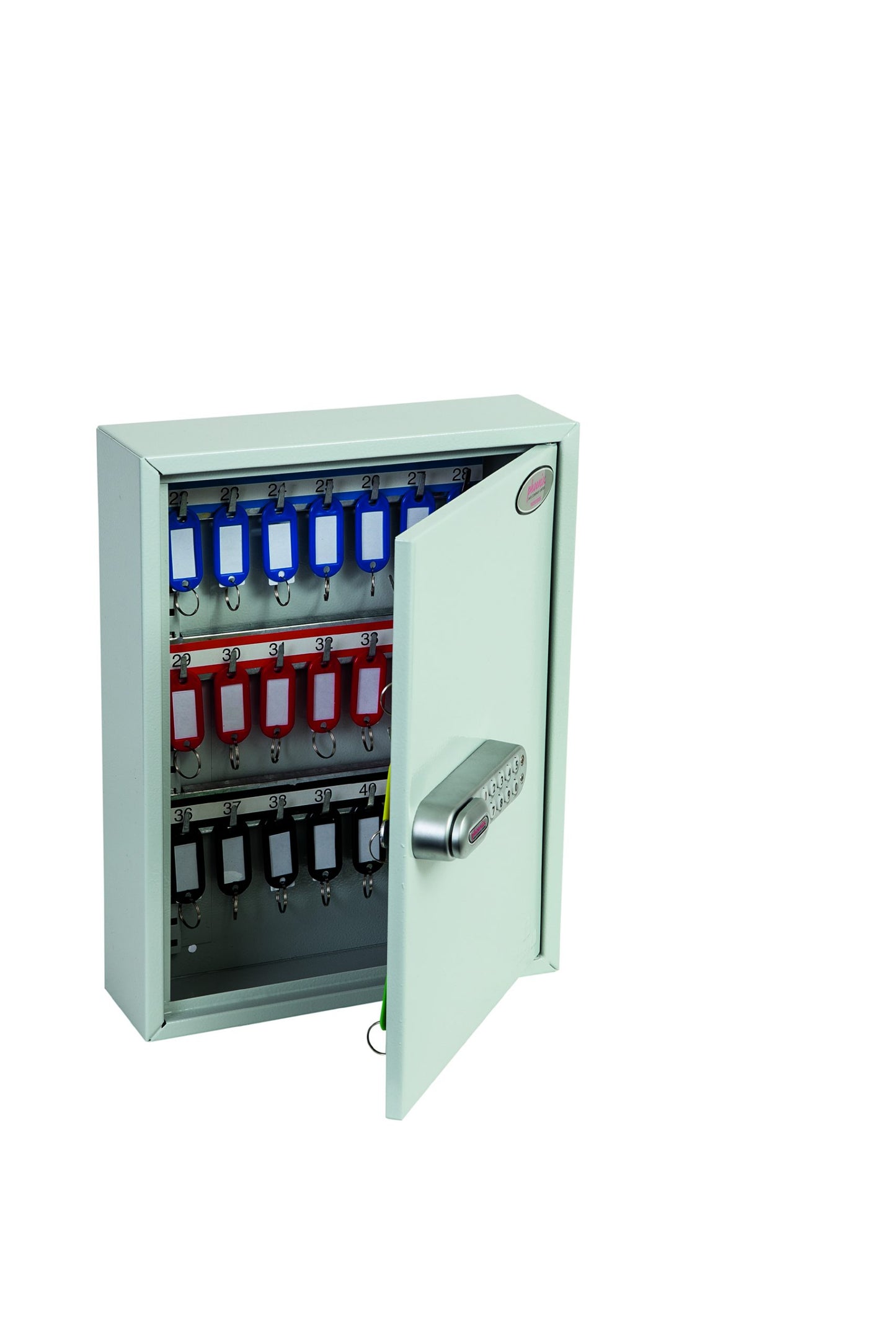 Phoenix Commercial Key Cabinet KC0601E 42 Hook with Electronic Lock. - my-beautiful-safes