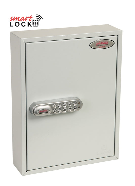 Phoenix Commercial Key Cabinet KC0601N 42 Hook with Net Code Electronic Lock. - my-beautiful-safes