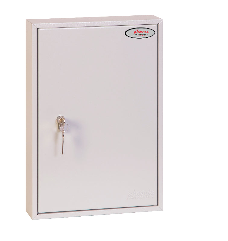 Phoenix Commercial Key Cabinet KC0601P 42 Hook with Euro Cylinder Lock Case - my-beautiful-safes