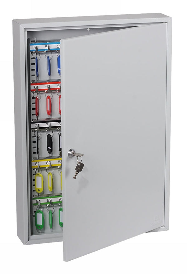 Phoenix Commercial Key Cabinet KC0603K 100 Hook with Key Lock. - my-beautiful-safes