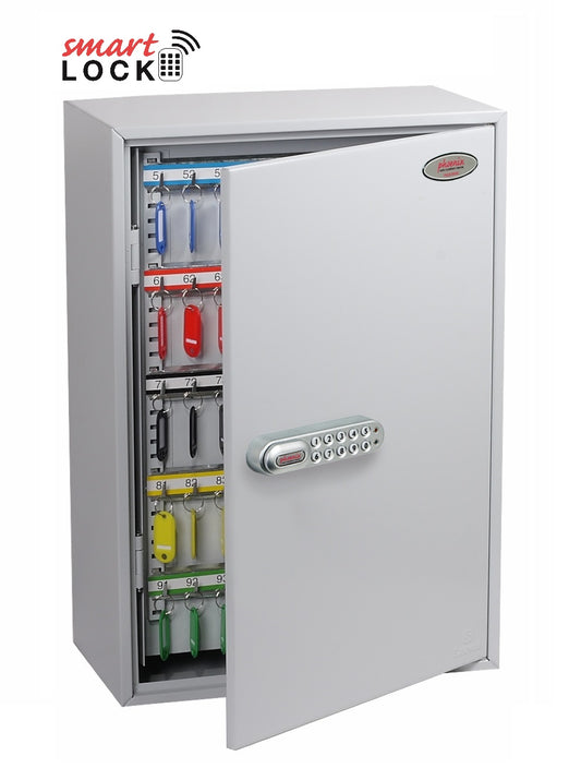 Phoenix Commercial Key Cabinet KC0605N 300 Hook with Net Code Electronic Lock. - my-beautiful-safes