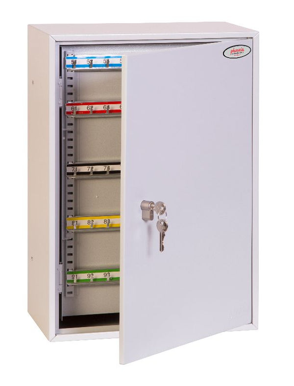 Phoenix Commercial Key Cabinet KC0605P 300 Hook with Euro Cylinder Lock Case - my-beautiful-safes