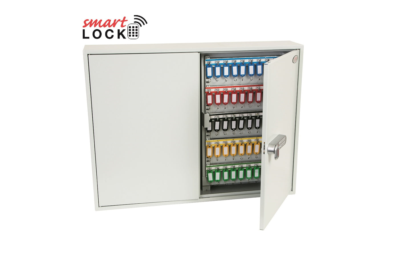 Phoenix Commercial Key Cabinet KC0606N 400 Hook with Net Code Electronic Lock. - my-beautiful-safes