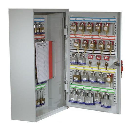 PADLOCK SECURITY SYSTEM CABINET FOR 50 LOCKS