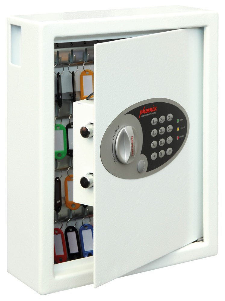 Phoenix Cygnus Key Deposit Safe KS0032E 48 Hook with Electronic Lock - my-beautiful-safes