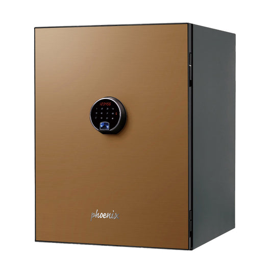 Phoenix Spectrum Plus LS6012FG Size 2 Luxury Fire Safe with Gold Door Panel and Electronic Lock - my-beautiful-safes