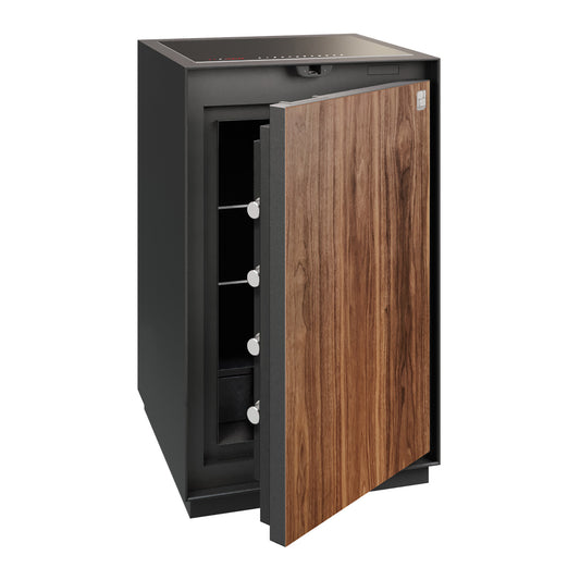 Phoenix Palladium LS8001EFW Luxury Safe in Smoked White Oak with Fingerprint Lock - my-beautiful-safes