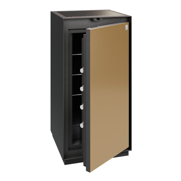 Phoenix Palladium LS8002EFG Luxury Safe in Champagne Gold with Fingerprint Lock - my-beautiful-safes