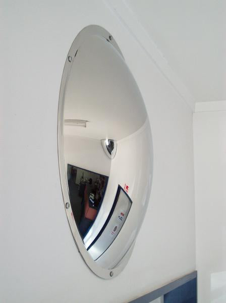 STAINLESS STEEL WALL DOME MIRROR – 500MM