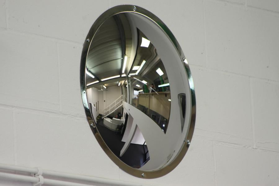 STAINLESS STEEL WALL DOME MIRROR – 500MM