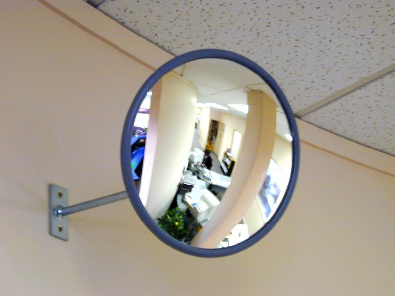 ROUND ACRYLIC INTERIOR CONVEX MIRROR – 300MM