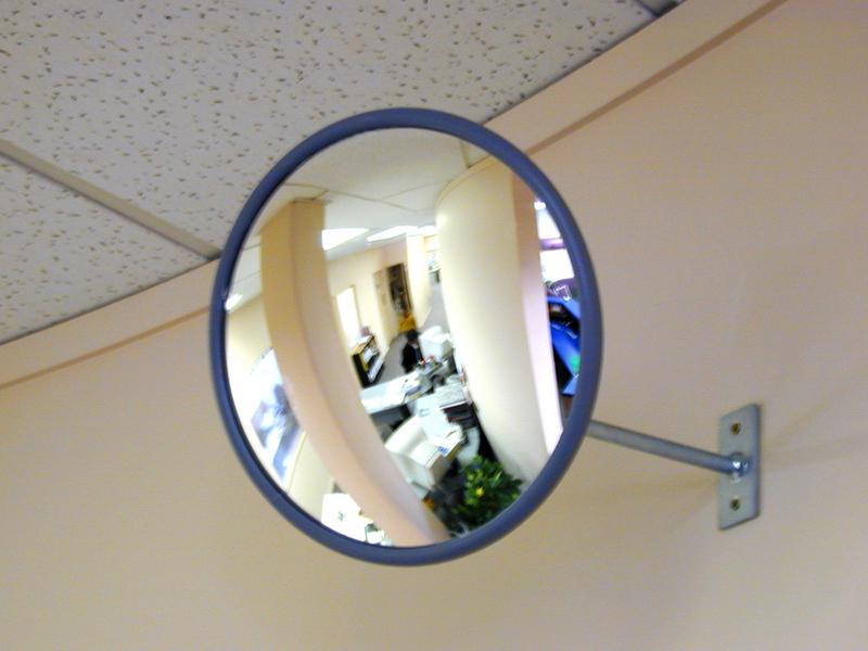 ROUND ACRYLIC INTERIOR CONVEX MIRROR – 300MM