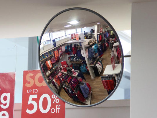 ROUND ACRYLIC BUDGET INTERIOR CONVEX MIRROR – 400MM