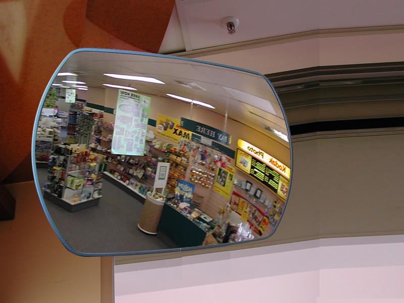 RECTANGULAR ACRYLIC INTERIOR CONVEX MIRROR