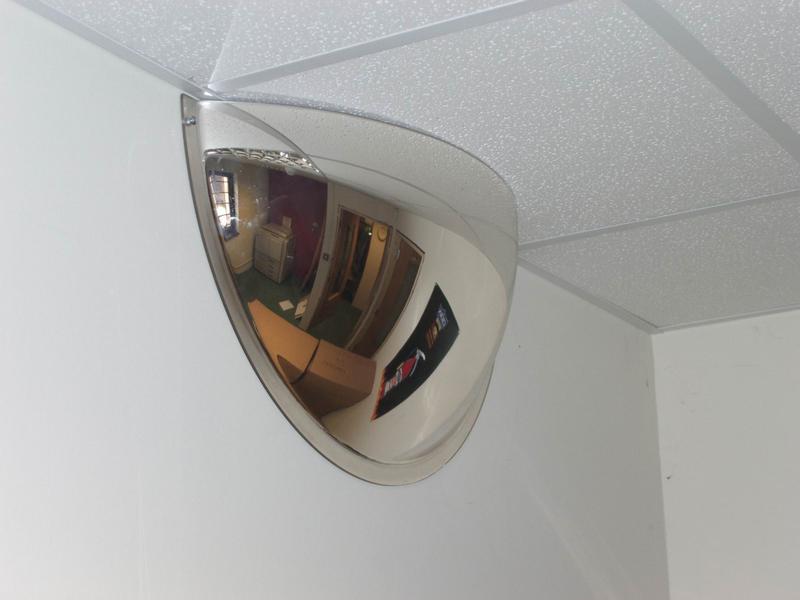 MIRROR 600MM HALF FACE DOME MIRROR