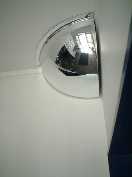 CONVEX QUARTER FACE DOME MIRROR 300 X 300MM