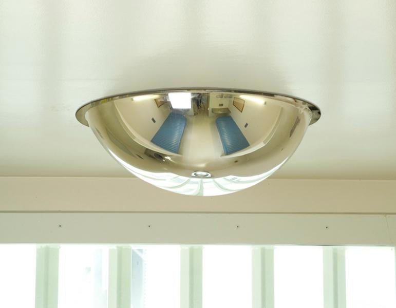 STAINLESS STEEL CEILING DOME MIRROR – 500MM