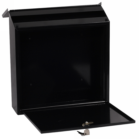 Phoenix Casa Top Loading Letter Box MB0111KB in Black with Key Lock - my-beautiful-safes