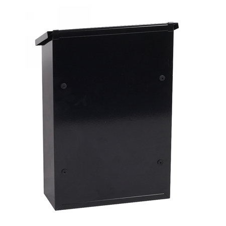 Phoenix Villa Top Loading Letter Box MB0114KB in Black with Key Lock - my-beautiful-safes