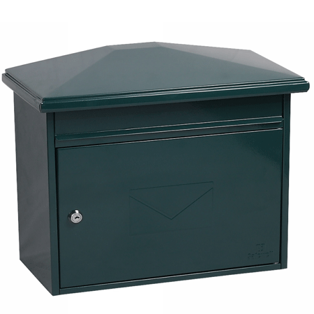 Phoenix Libro Front Loading Letter box MB0115KG in Green with Key Lock - my-beautiful-safes