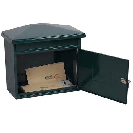 Phoenix Libro Front Loading Letter box MB0115KG in Green with Key Lock - my-beautiful-safes