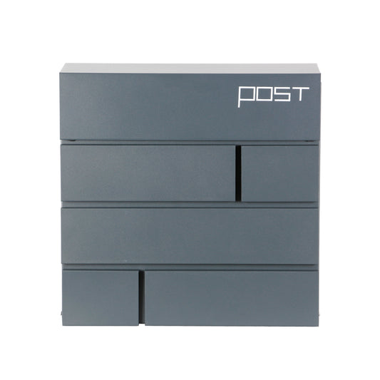 Phoenix Estilo Top Loading Letter Box MB0121KA in Graphite Grey with Key Lock - my-beautiful-safes