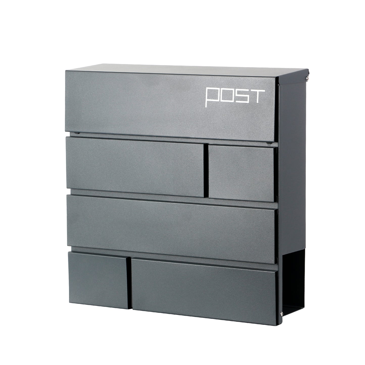 Phoenix Estilo Top Loading Letter Box MB0121KA in Graphite Grey with Key Lock - my-beautiful-safes