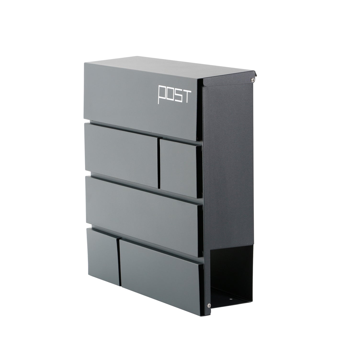 Phoenix Estilo Top Loading Letter Box MB0121KA in Graphite Grey with Key Lock - my-beautiful-safes