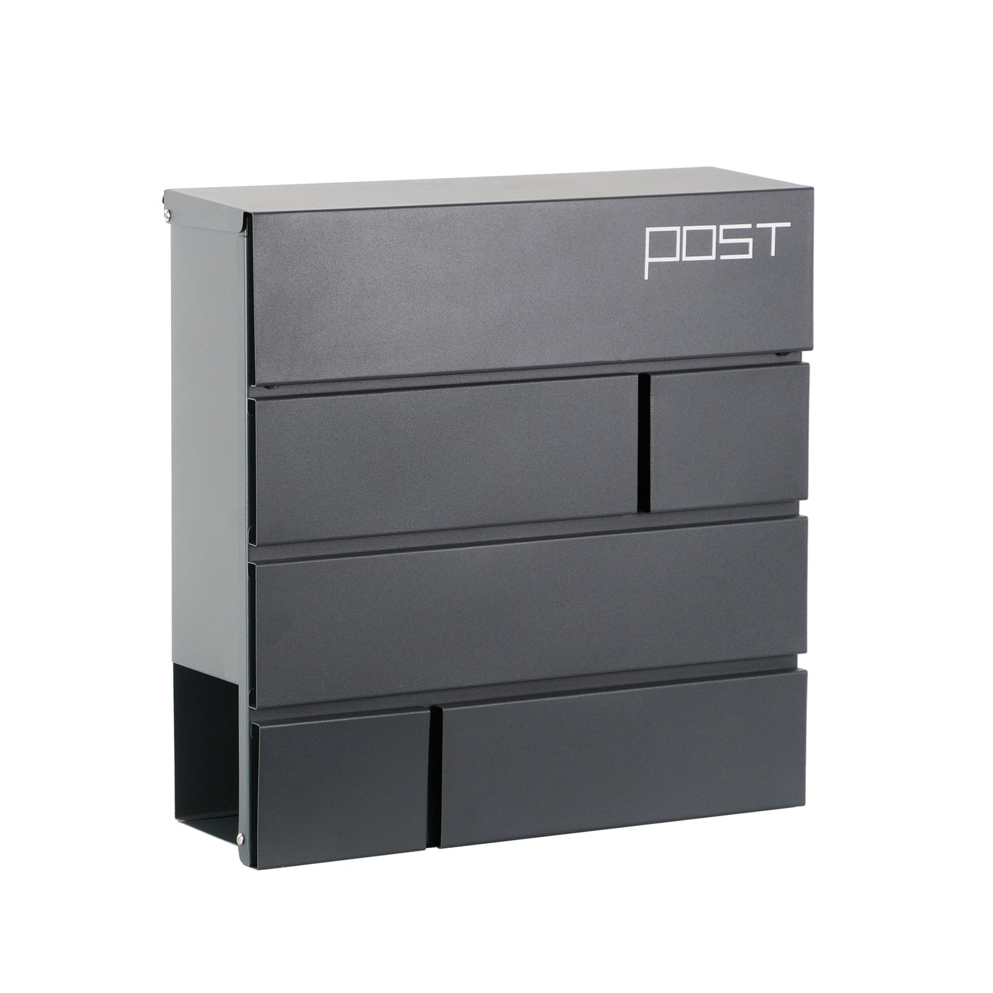 Phoenix Estilo Top Loading Letter Box MB0121KA in Graphite Grey with Key Lock - my-beautiful-safes