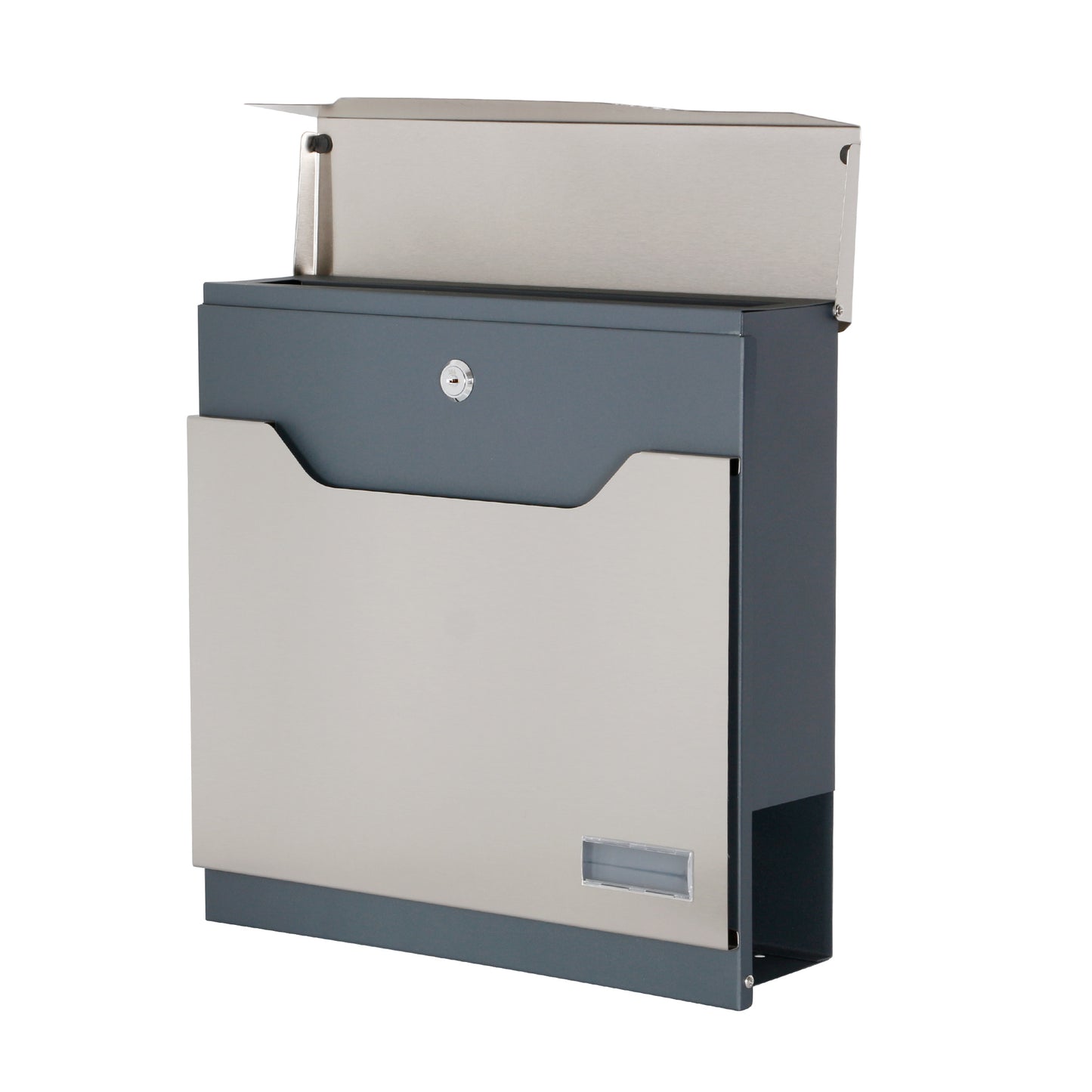 Phoenix Estilo Top Loading Letter Box MB0123KS in Stainless Steel with Key Lock - my-beautiful-safes