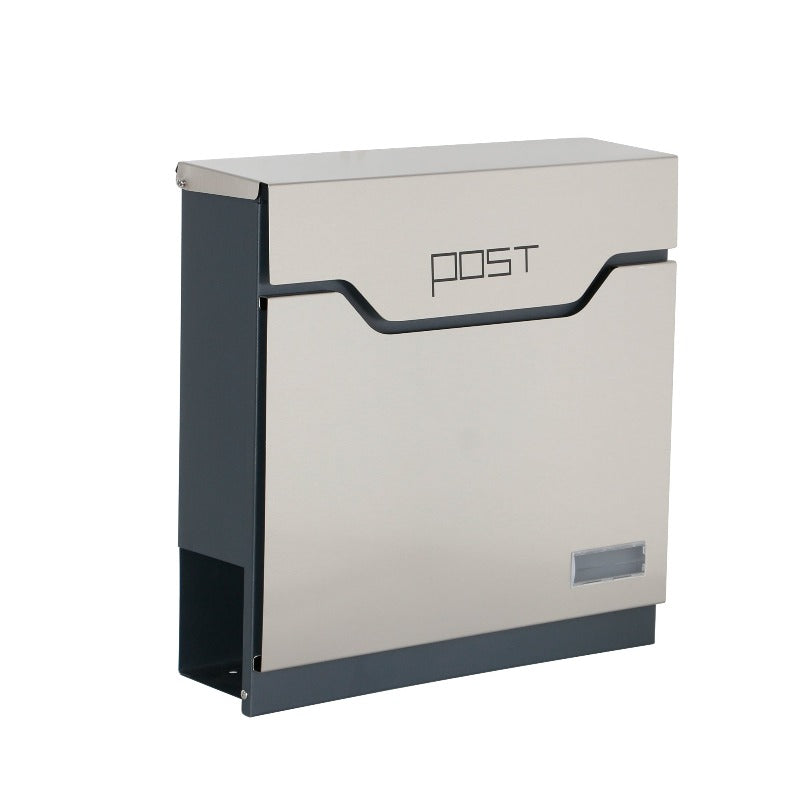 Phoenix Estilo Top Loading Letter Box MB0123KS in Stainless Steel with Key Lock - my-beautiful-safes