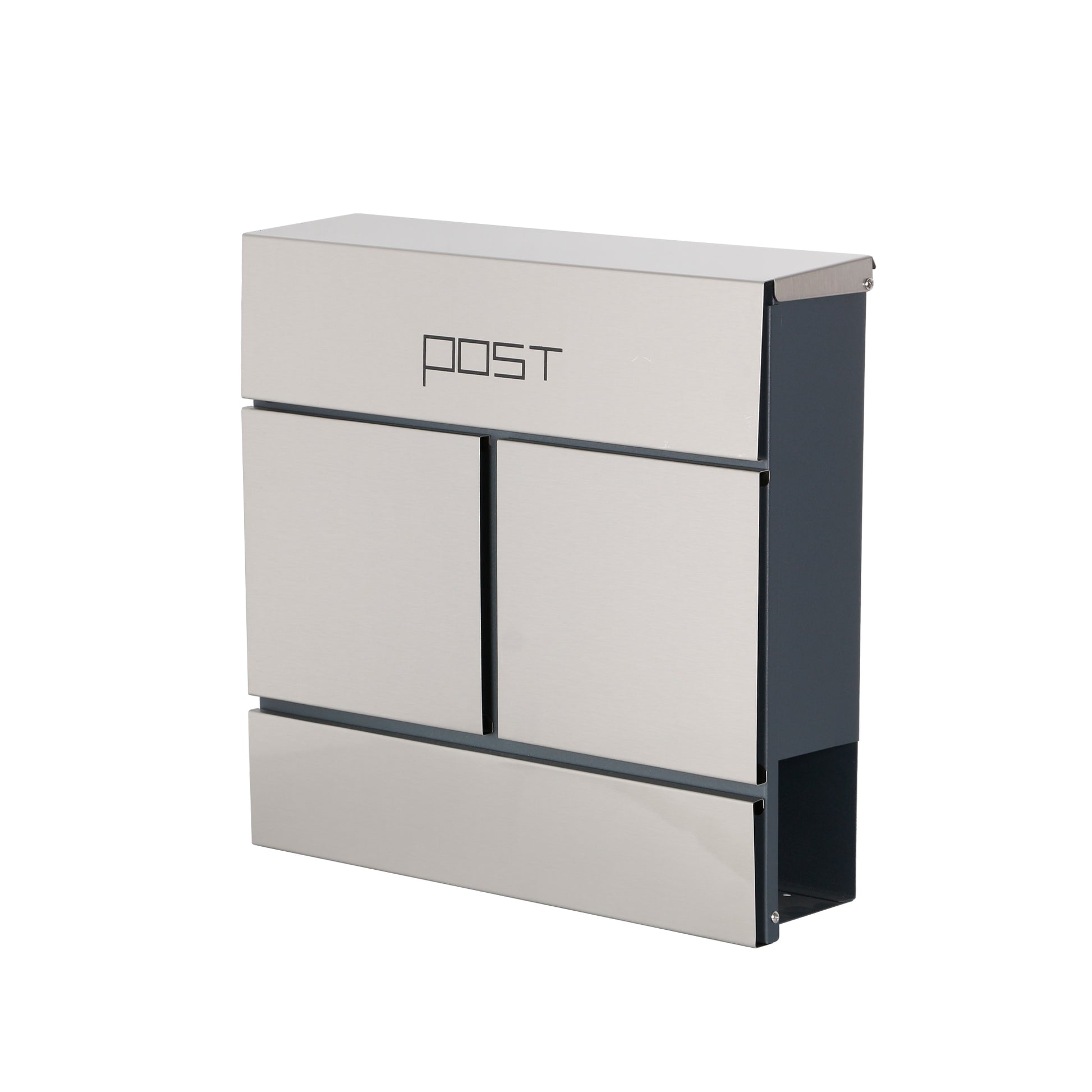 Phoenix Estilo Top Loading Letter Box MB0124KS in Stainless Steel with Key Lock - my-beautiful-safes