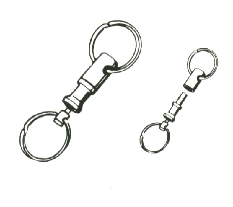 RKR KEY RELEASE – PULL APART KEY RING