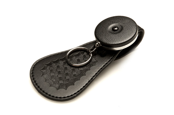 LEATHER KEY TAB WITH STANDARD KEY REEL