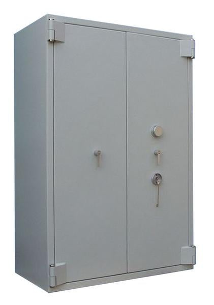 EURO GRADE 5780 DUAL LOCKING (KEY AND MECHANICAL COMBINATION) CASH SAFE WITH DOUBLE DOORS