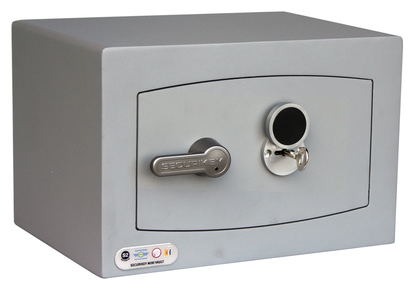 MINI VAULT S2 SILVER 0 KEY LOCKING