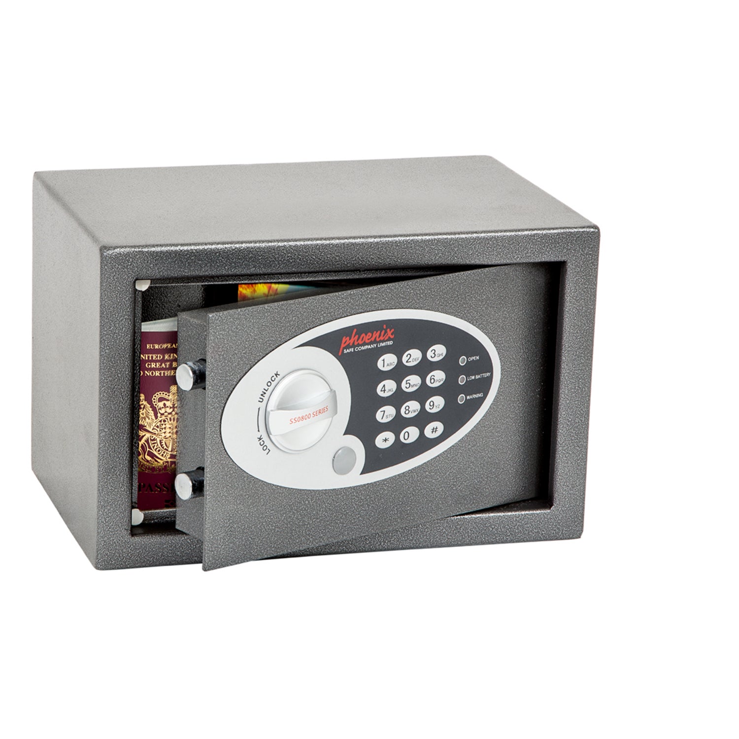 Phoenix Vela Home & Office SS0801E Size 1 Security Safe with Electronic Lock - my-beautiful-safes