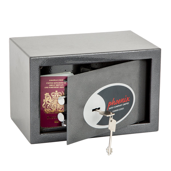 Phoenix Vela Home & Office SS0801K Size 1 Security Safe with Key Lock - my-beautiful-safes