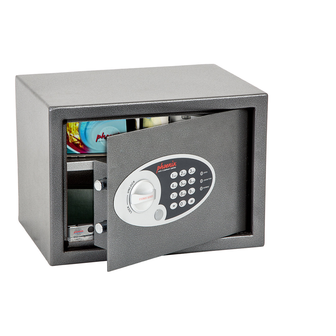 Phoenix Vela Home & Office SS0802E Size 2 Security Safe with Electronic Lock - my-beautiful-safes