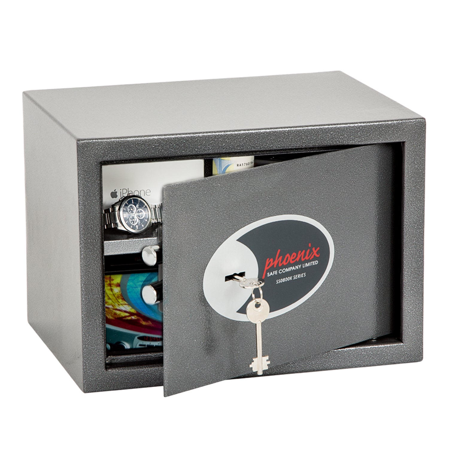 Phoenix Vela Home & Office SS0802K Size 2 Security Safe with Key Lock - my-beautiful-safes