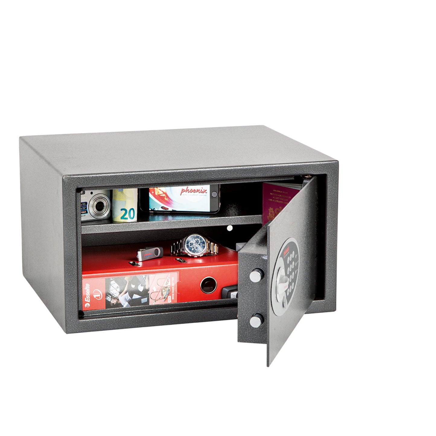 Phoenix Vela Home & Office SS0803E Size 3 Security Safe with Electronic Lock - my-beautiful-safes