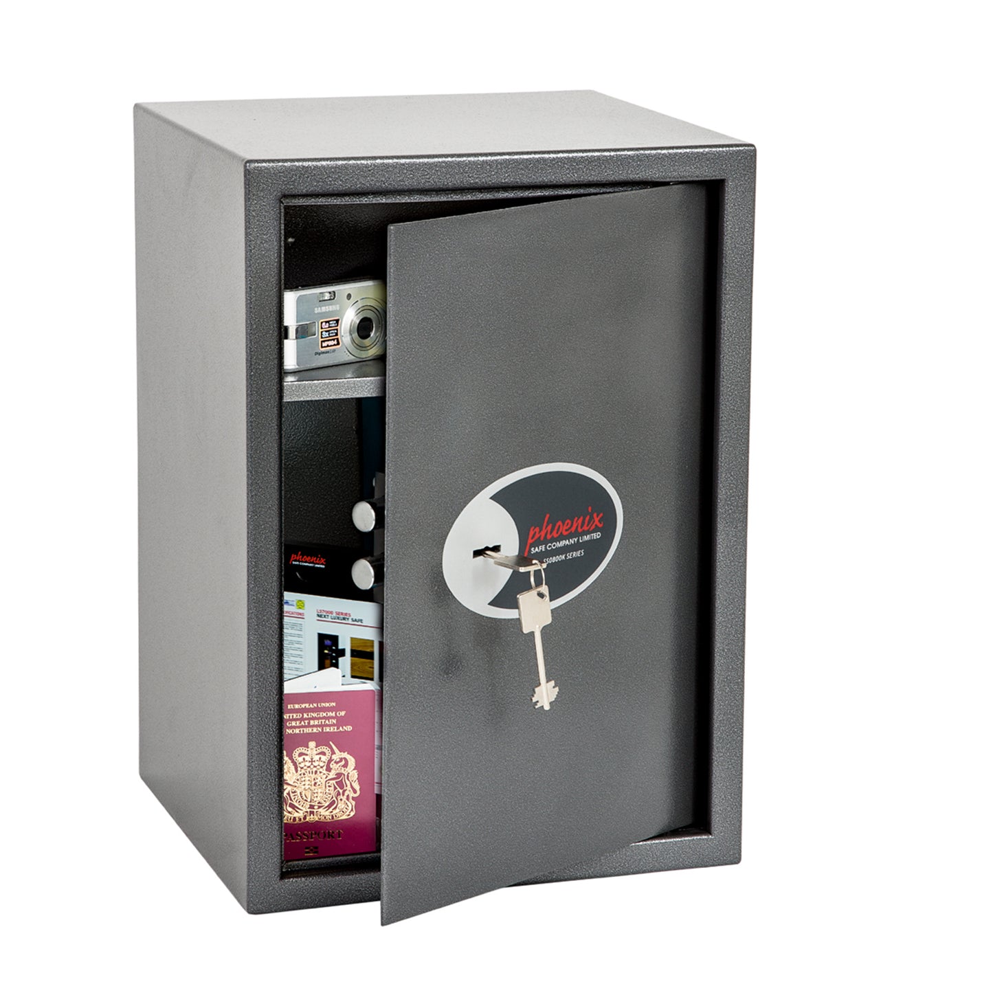 Phoenix Vela Home & Office SS0804K Size 4 Security Safe with Key Lock - my-beautiful-safes