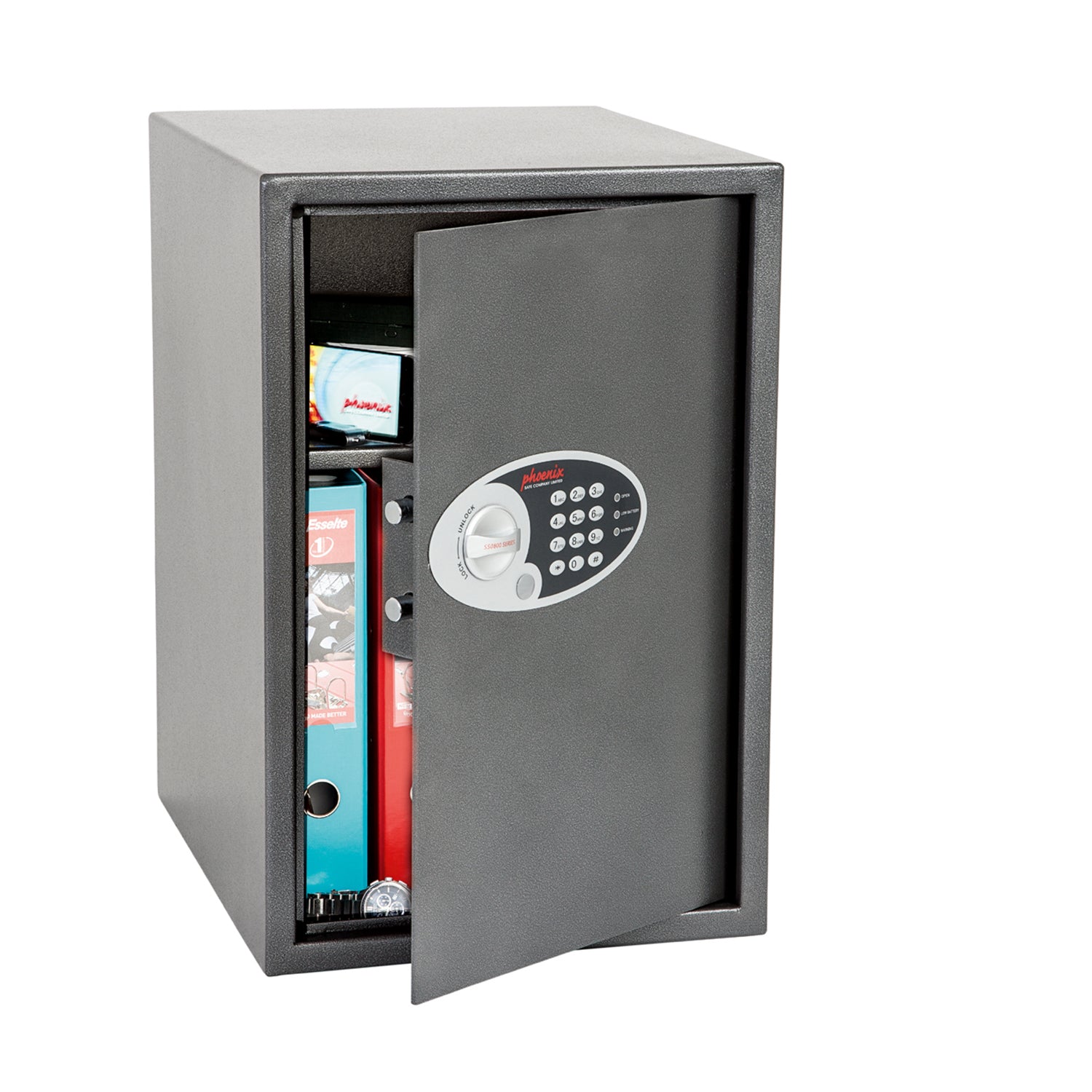 Phoenix Vela Home & Office SS0805E Size 5 Security Safe with Electronic Lock - my-beautiful-safes