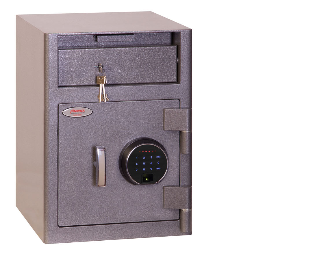 Phoenix Cash Deposit SS0996FD Size 1 Security Safe with Fingerprint Lock - my-beautiful-safes