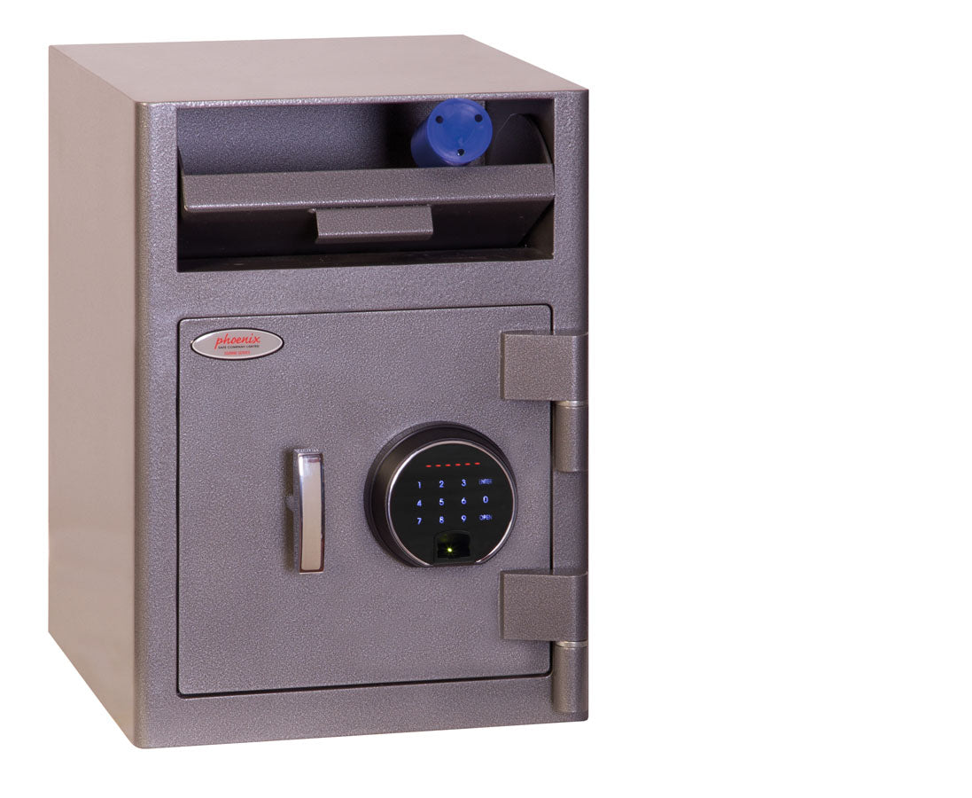 Phoenix Cash Deposit SS0996FD Size 1 Security Safe with Fingerprint Lock - my-beautiful-safes