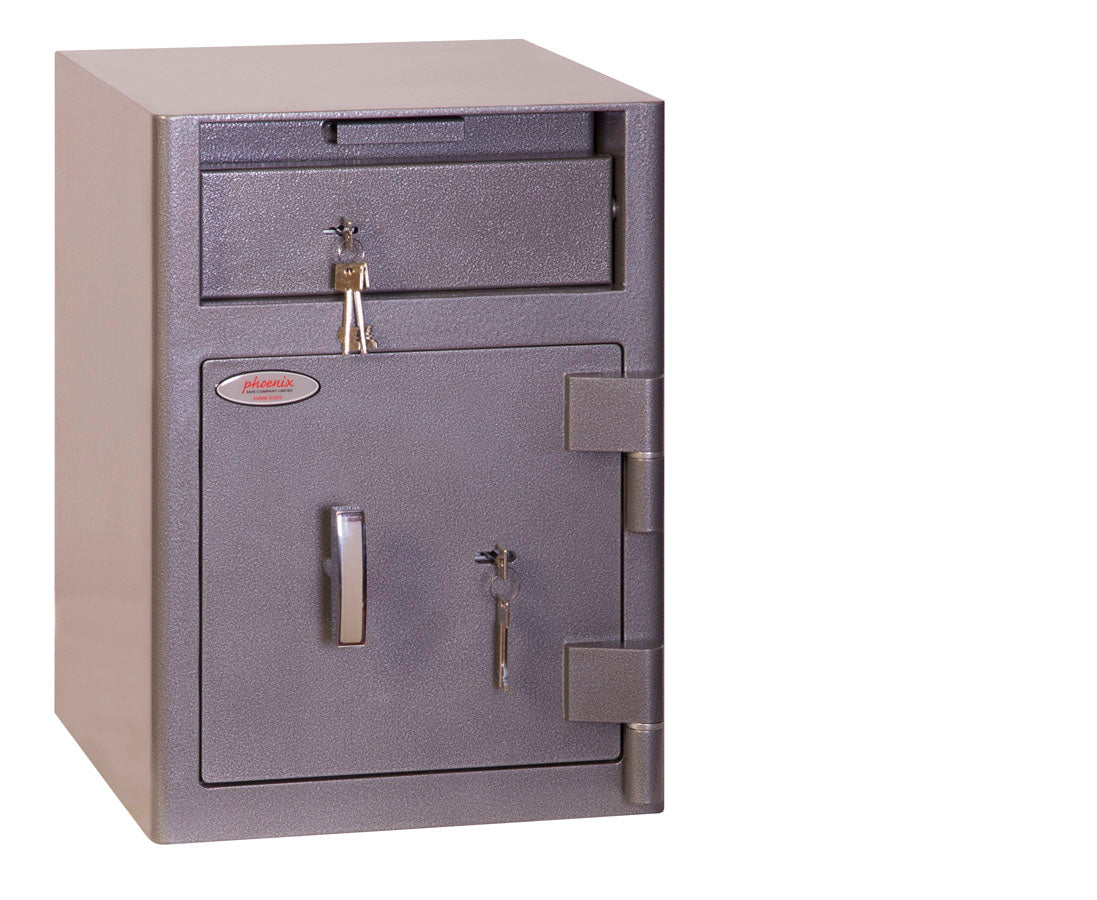 Phoenix Cash Deposit SS0996KD Size 1 Security Safe with Key Lock - my-beautiful-safes