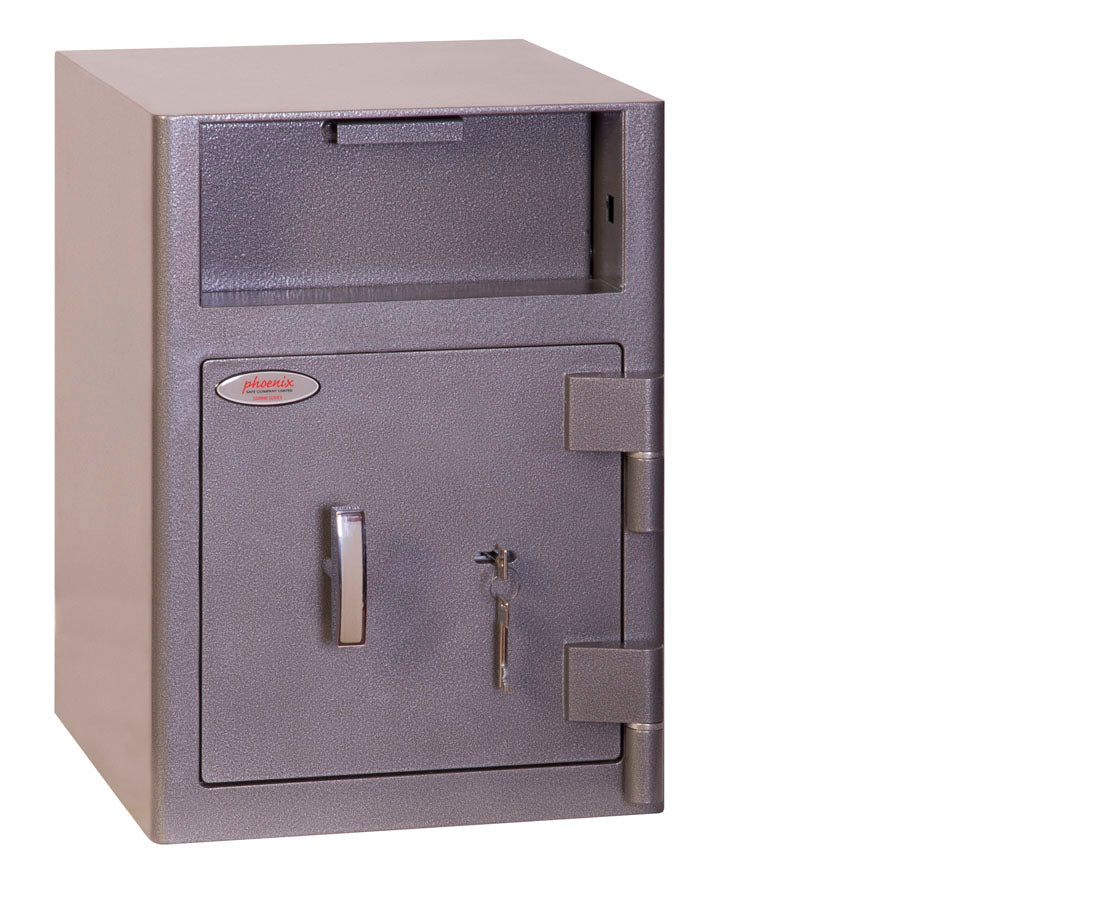 Phoenix Cash Deposit SS0996KD Size 1 Security Safe with Key Lock - my-beautiful-safes